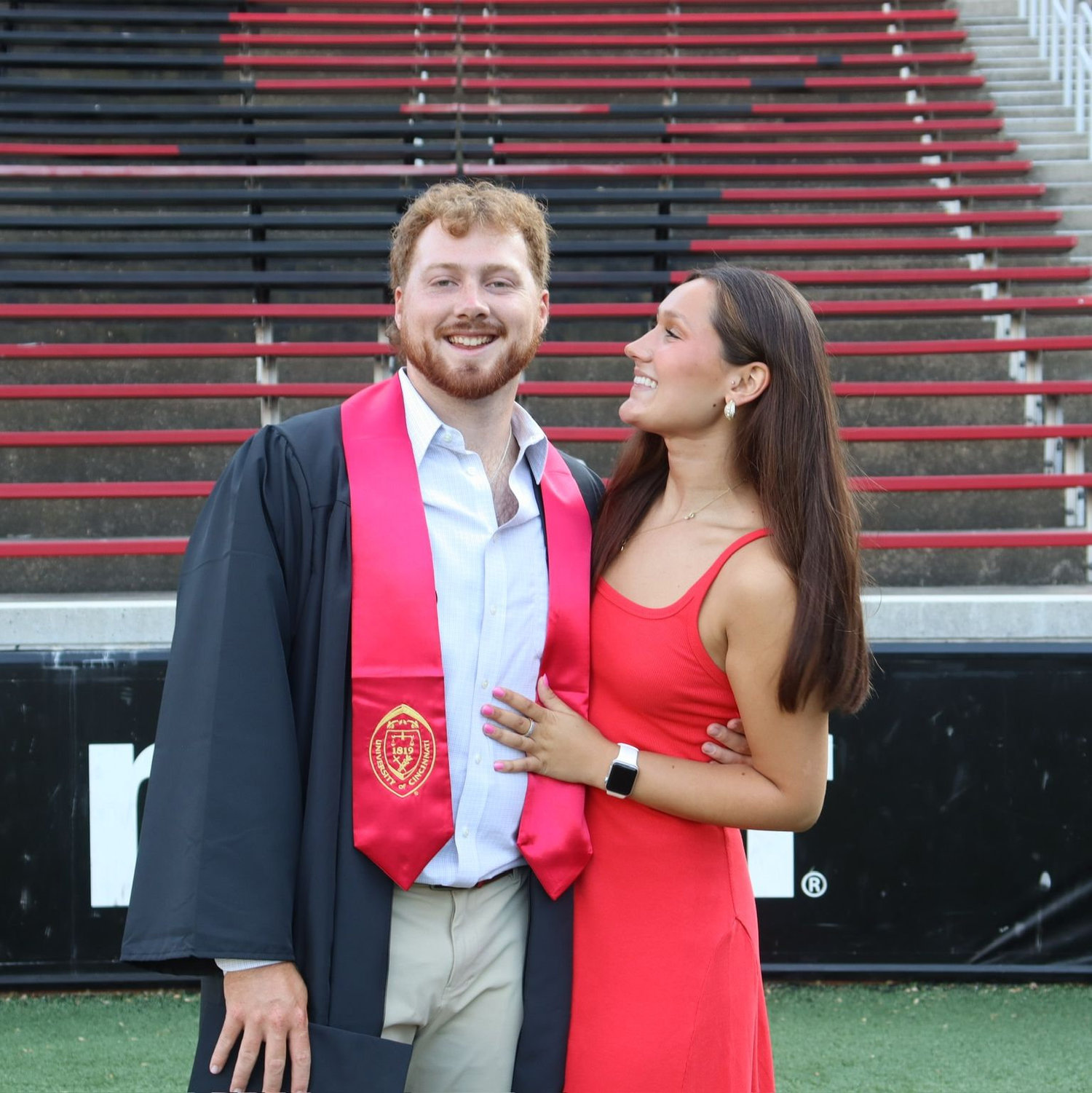 Davis's college graduation.