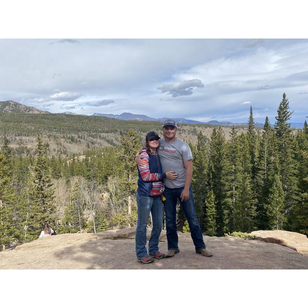 This photo is from a day hiking with Anna's family!