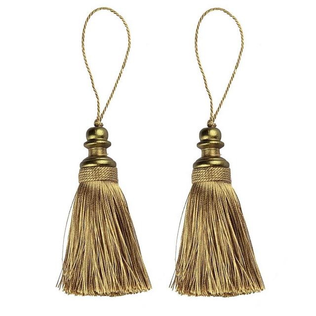 HedongHexi 2 Pack 21cm/8 Inch Tassel With Loops - Handmade Craft, DIY Accessories for Home Decoration