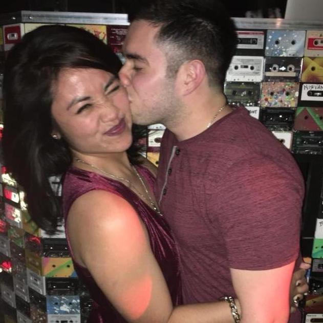 Our first outing as an official couple at Glitch Bar