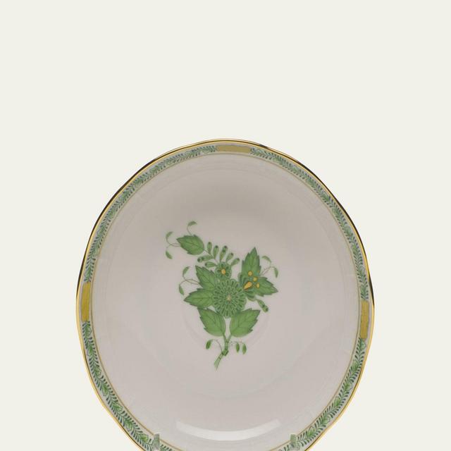 Herend Chinese Bouquet Green Mocha Saucer