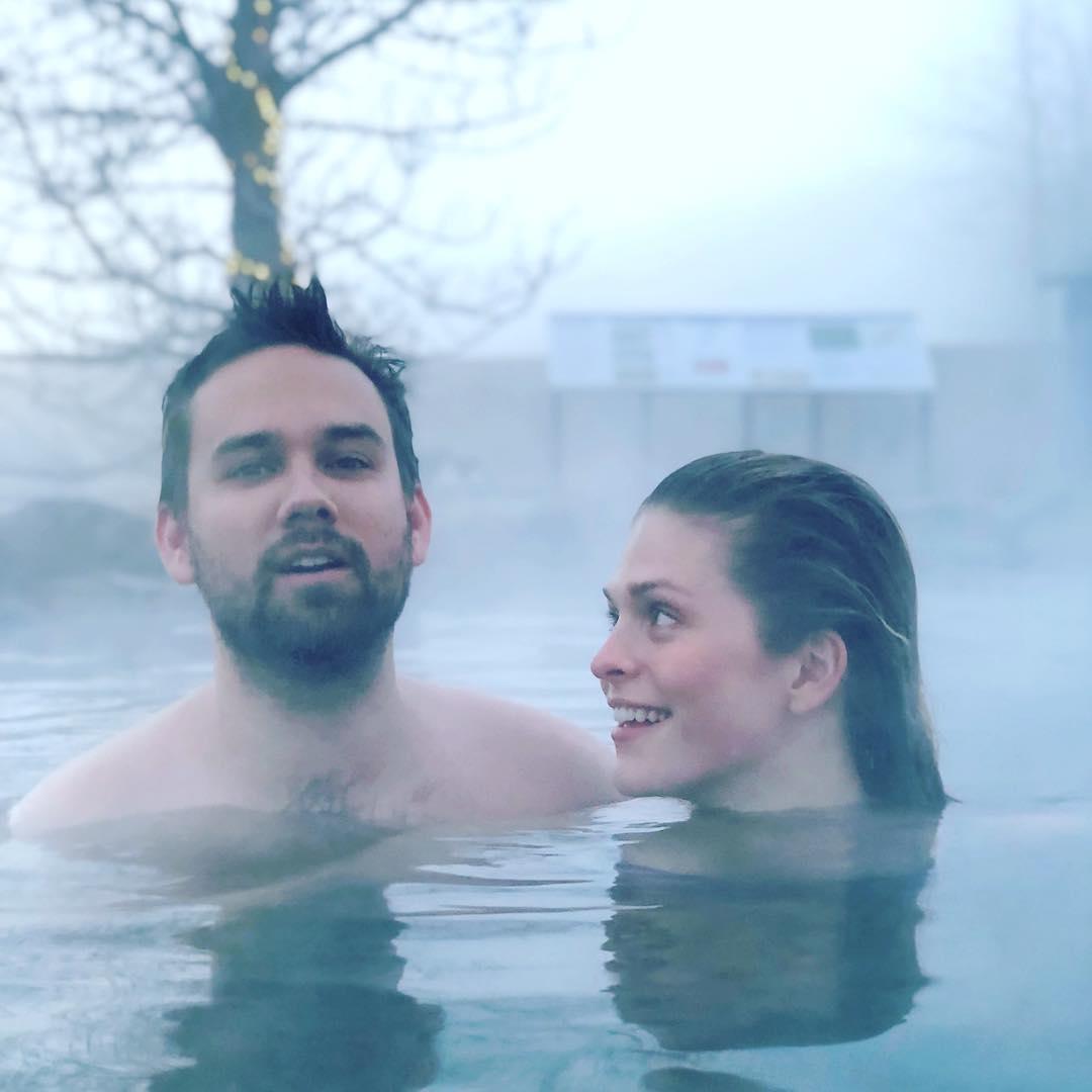 Hot springs in Iceland.