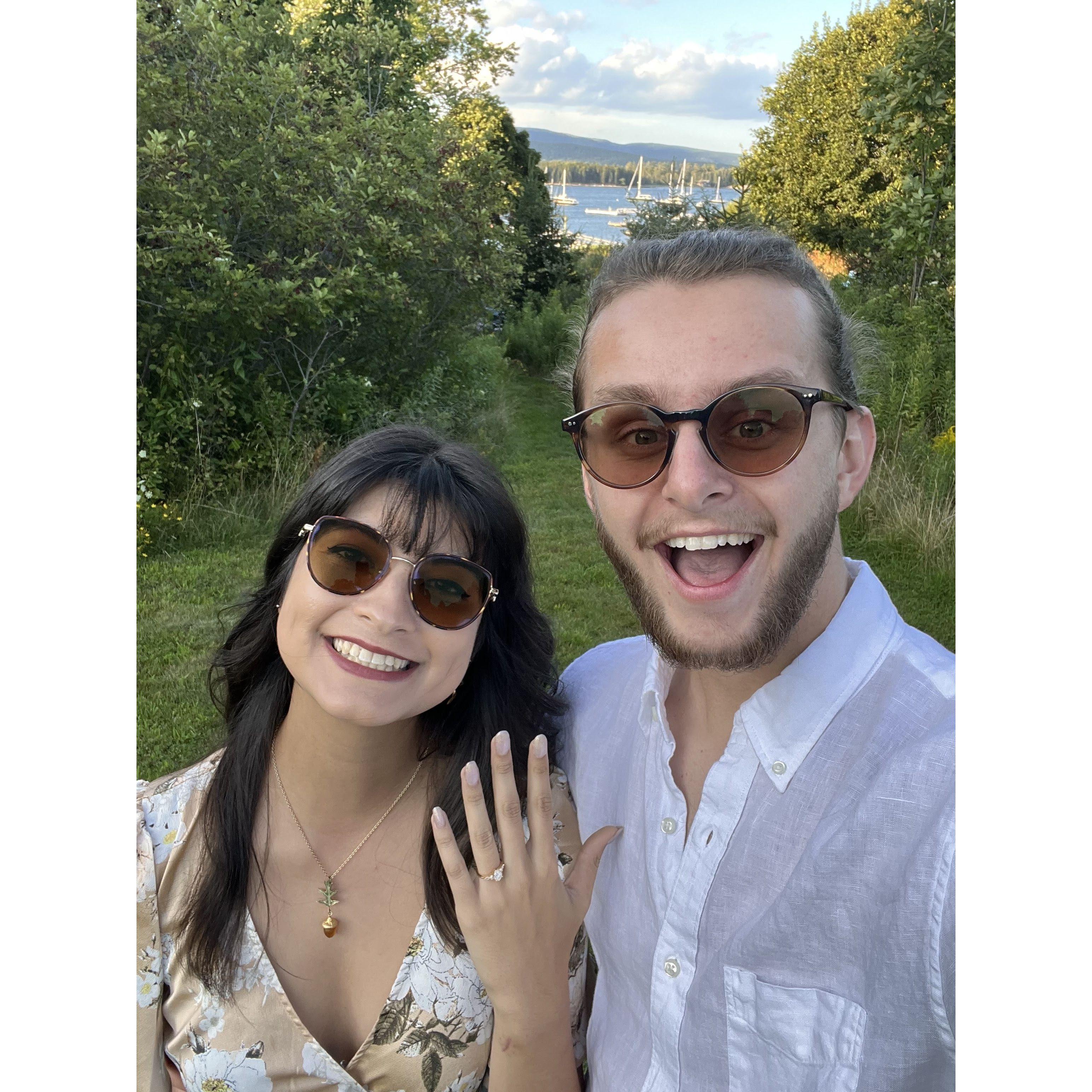 Engaged in Maine! (August 2023)