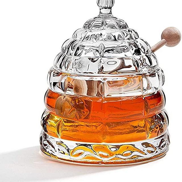 Beehive Crystal Honey Jar