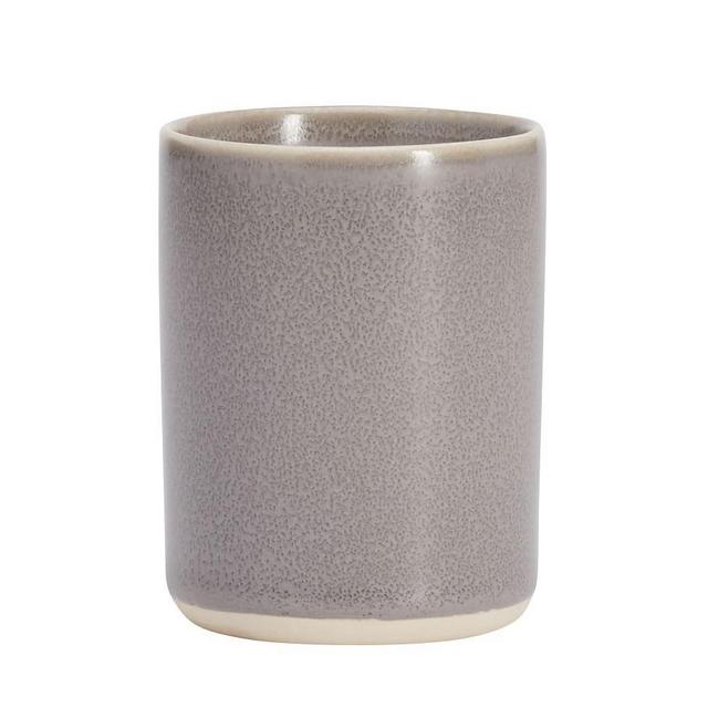 Mason Ceramic Scented Candle, Grey Oak, Graphite Grey, Small