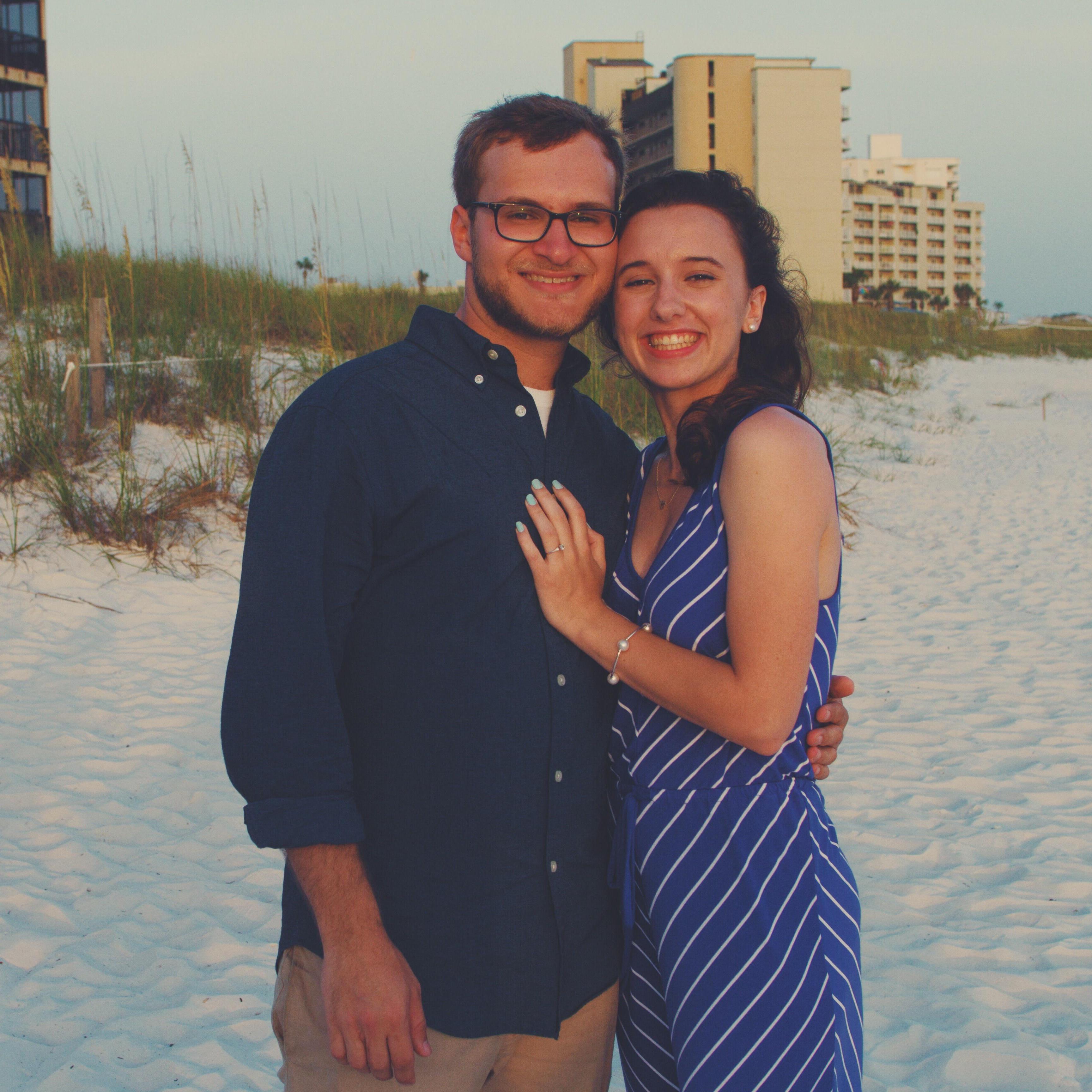 When Ethan proposed at Panama City Beach