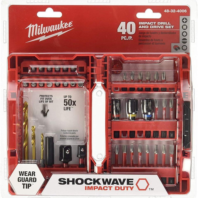 Milwaukee Electric Tool 48-32-4006 Shockwave Bit Set (40 Piece)