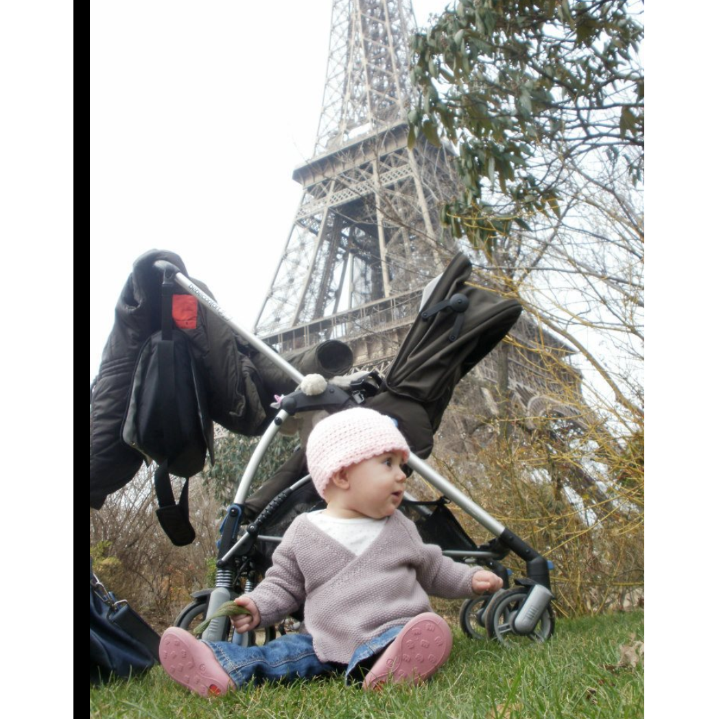 The Flower Girl when she was French. Avital, Paris, France.