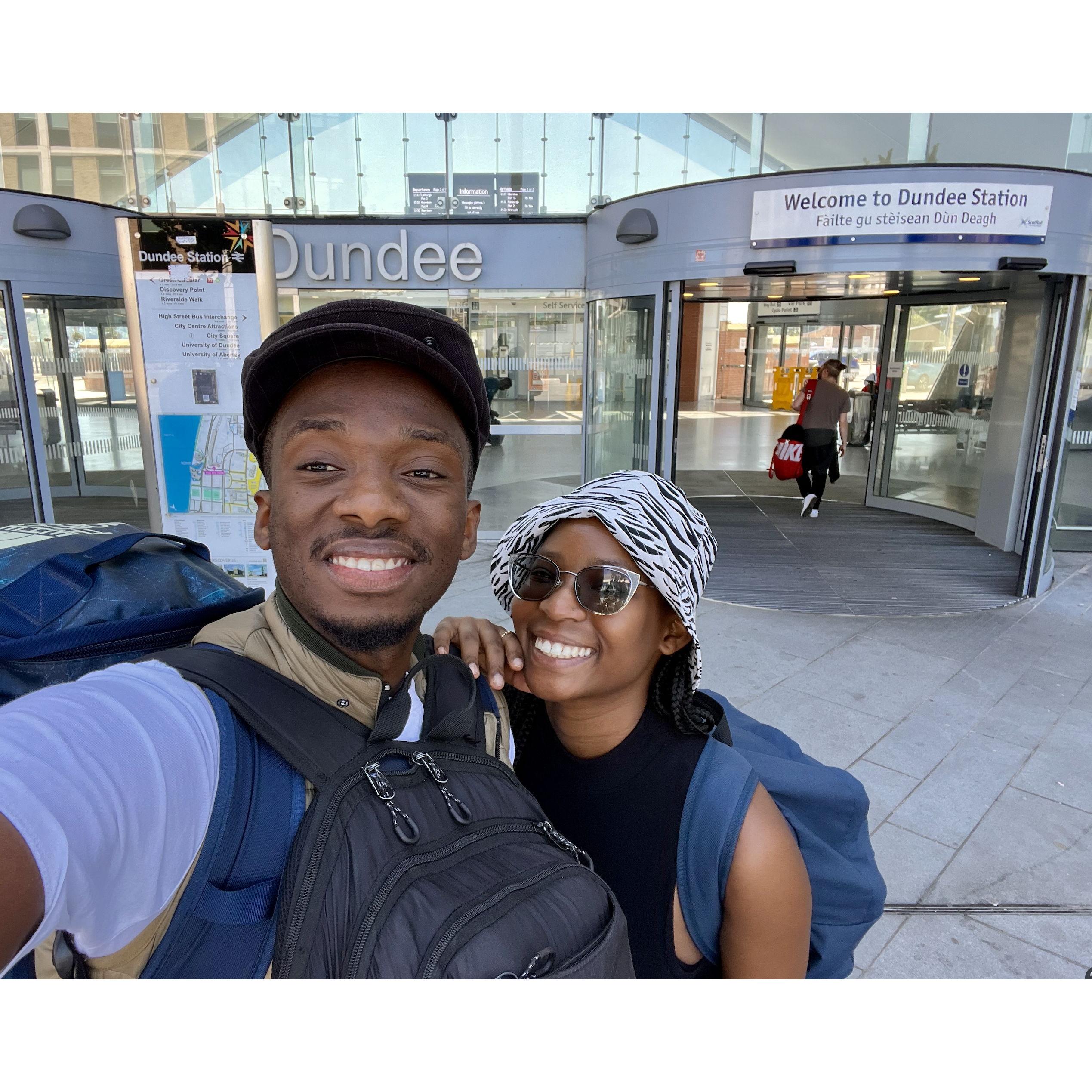 Moving out of Dundee, where Candy studied her MSc between 2022 and 2023