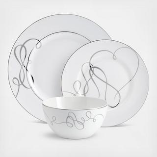 Love Story 24-Piece Dinnerware Set, Service for 8