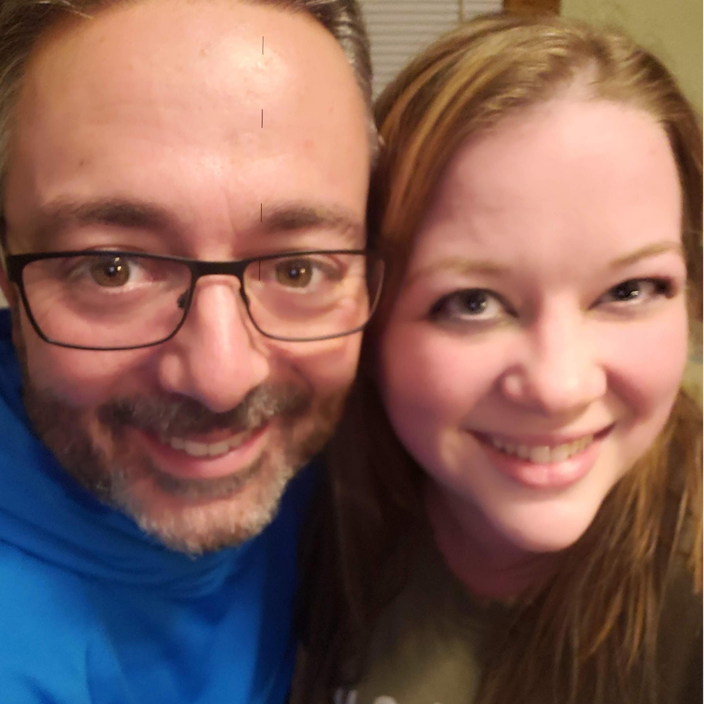 Our very first selfie together :)