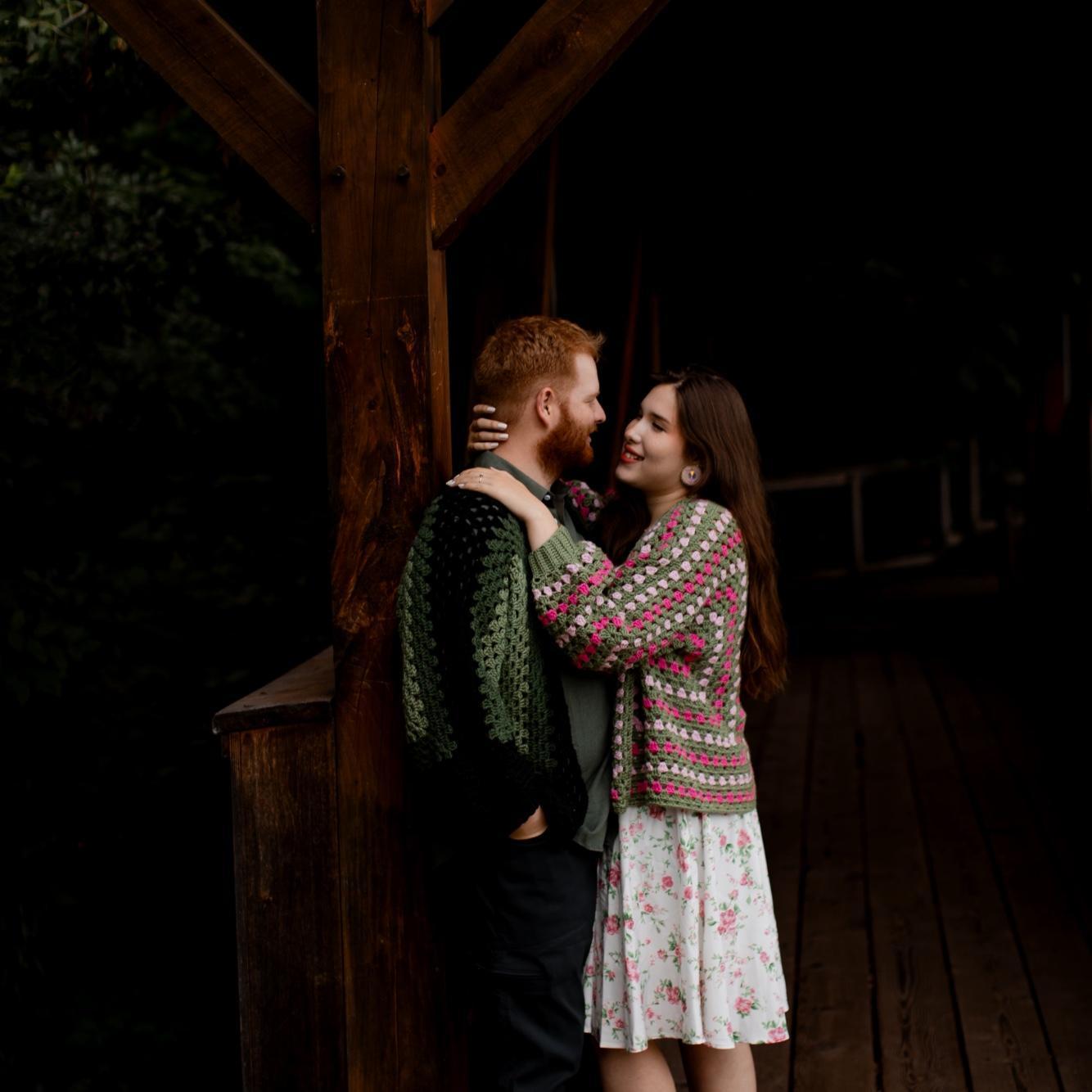 If you didn't know, Shawnee crocheted these sweaters.