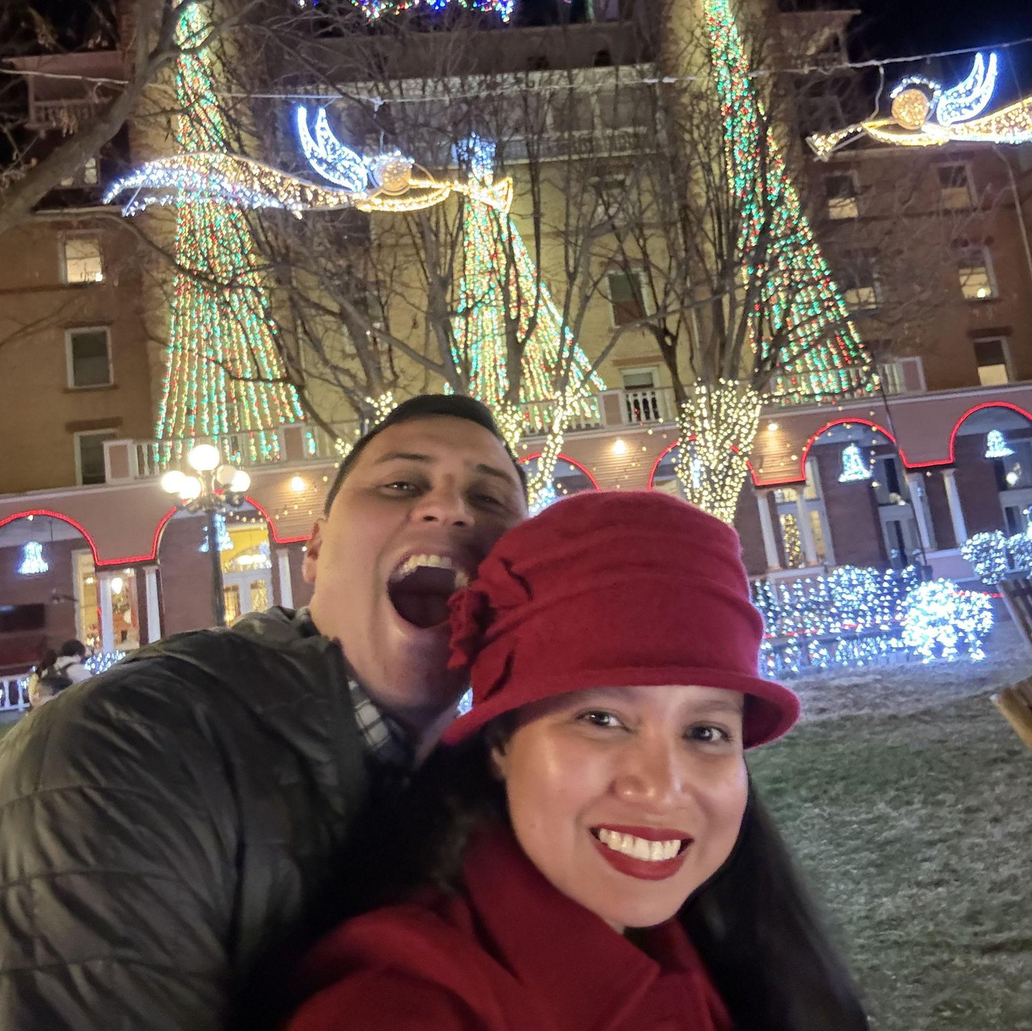 Our last Christmas as an unmarried couple.