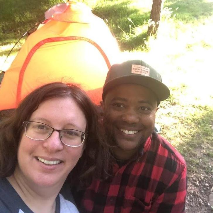 After putting the tent up in the pitch dark! - Camping in South Dakota