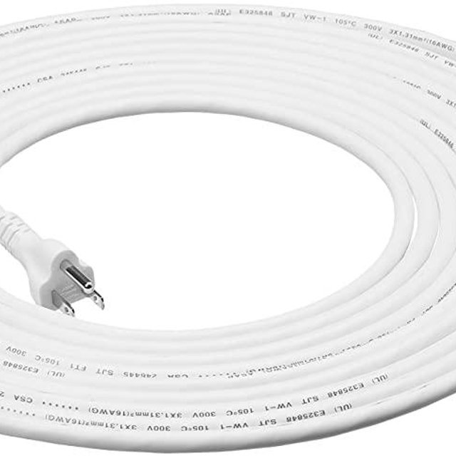 AmazonBasics Extension Cord - 25-Foot, White