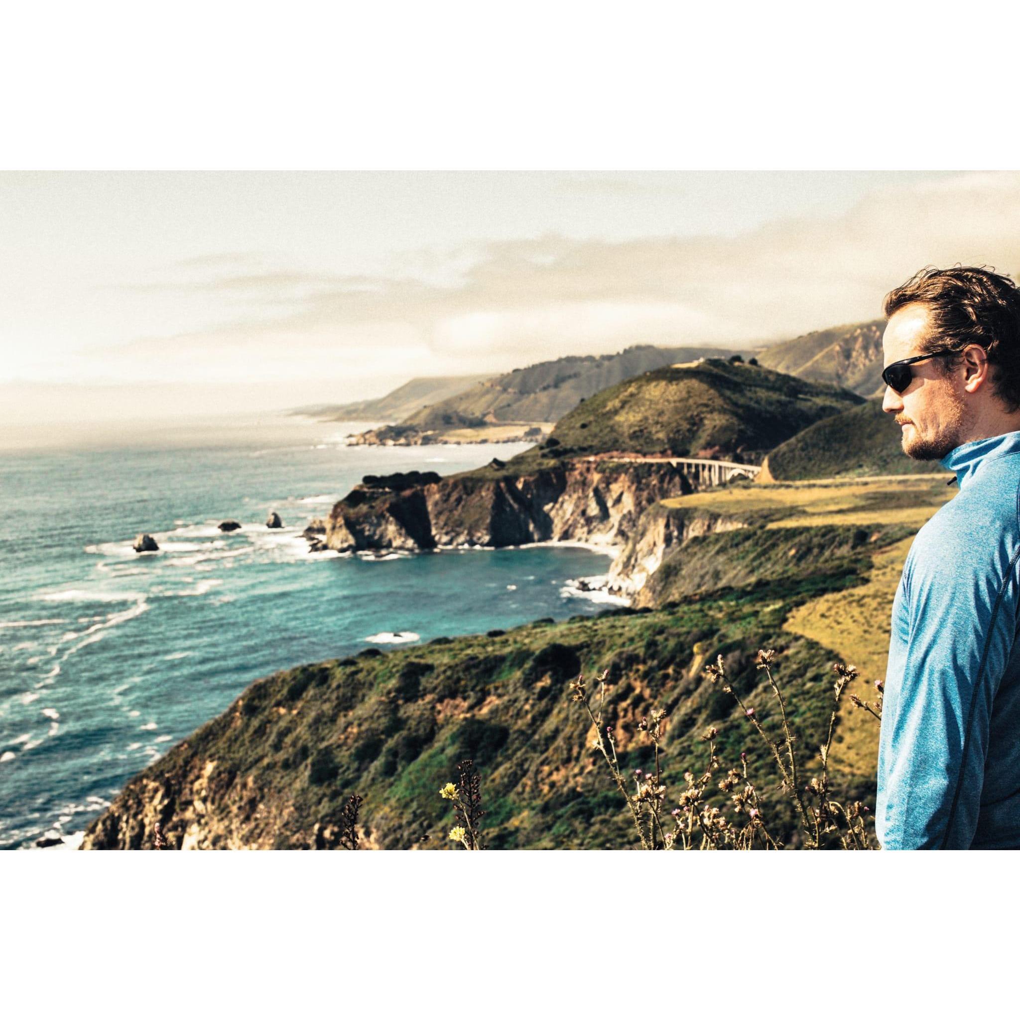 Summer 2019 Road Trip through Big Sur. B snagging a fantastic coastal view.