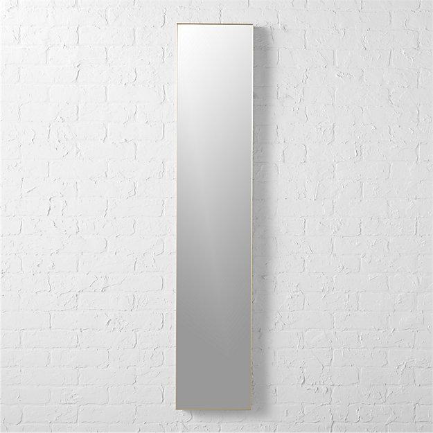Infinity Brass 10.5"x54" Narrow Wall Mirror