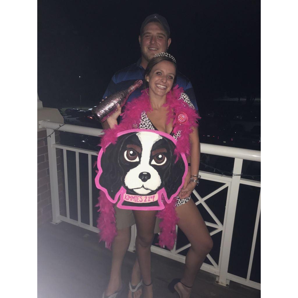 K's 21st and our 2nd anniversary 
9/5/18