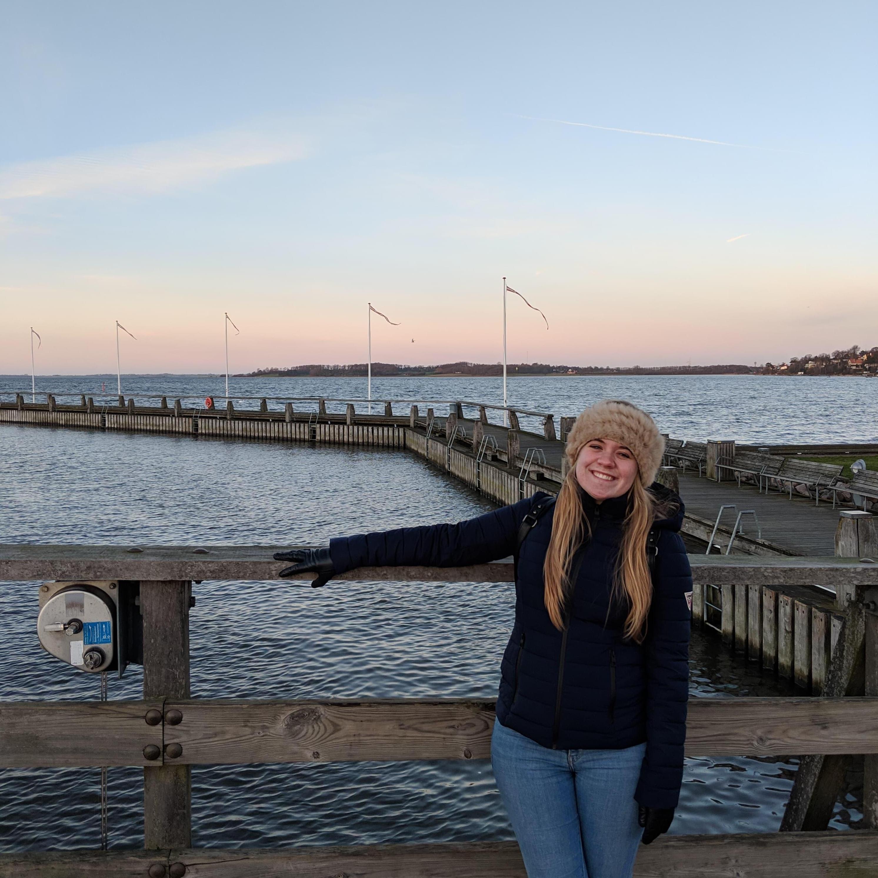 In Roskilde right after I said 'I do'!
