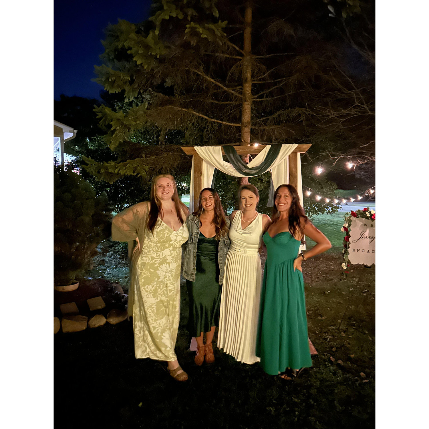 One of my oldest friends Mackenzie’s engagement party — September 21, 2024 WOOOOO