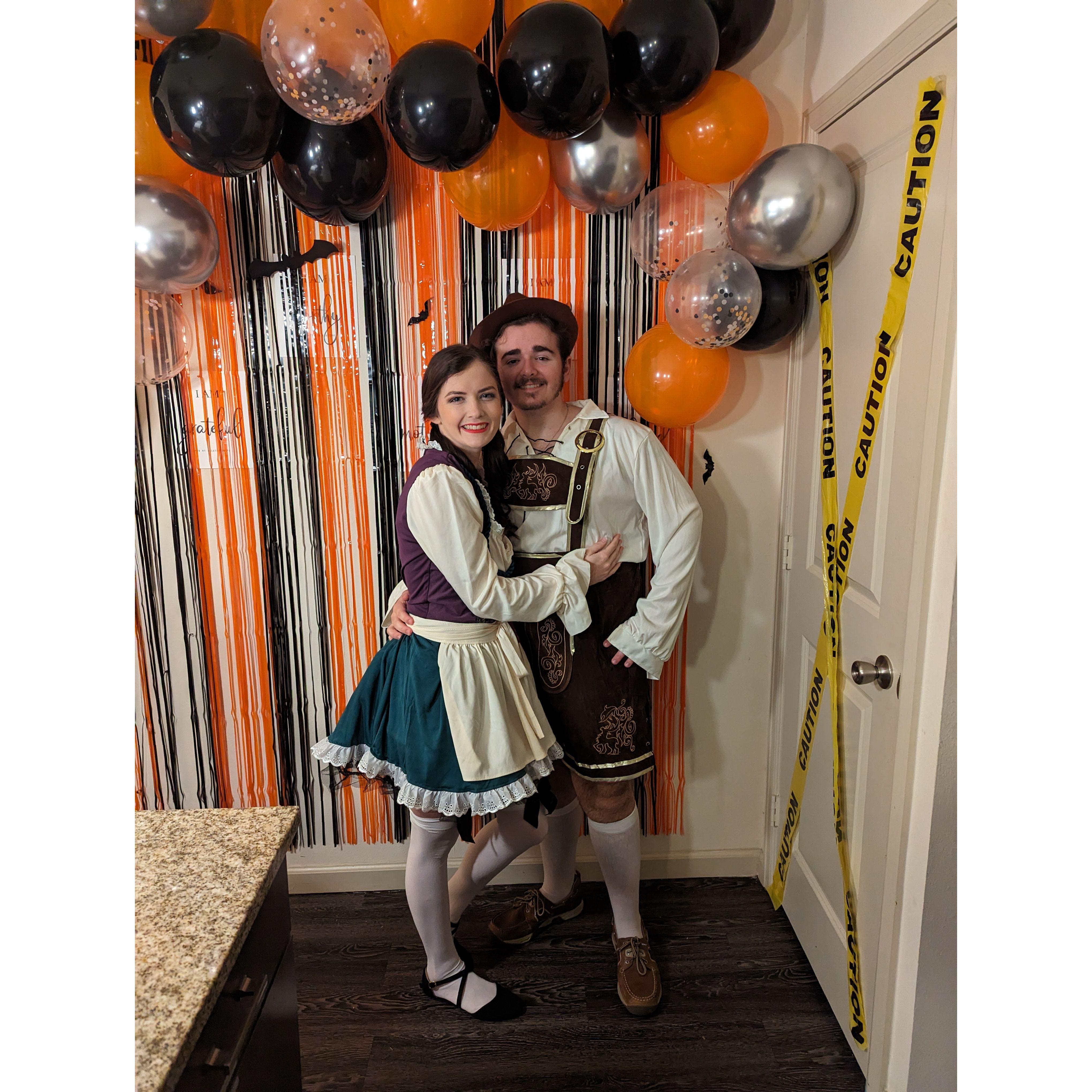 We dressed up as germans for halloween 2023!