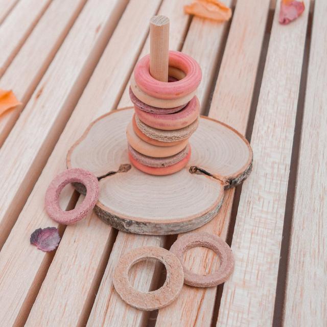 Ring Toss Rabbit Foraging Toy, Small Pet Gift for Bunnies, Guinea Pigs, Hamsters