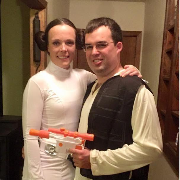 Hans Solo and Princess Leia