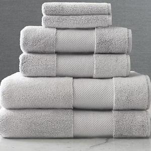 Frontgate Resort Collection™ Bath Towels, Set of Six. Color: Fog