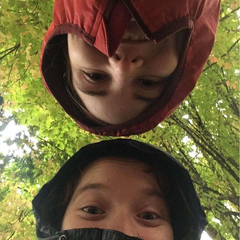 This photo was taken in Washington Park, where Julia would later propose!