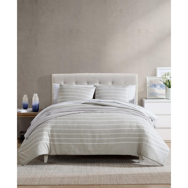 Nautica Hadley Reversible 3-Pc. Comforter Set, King