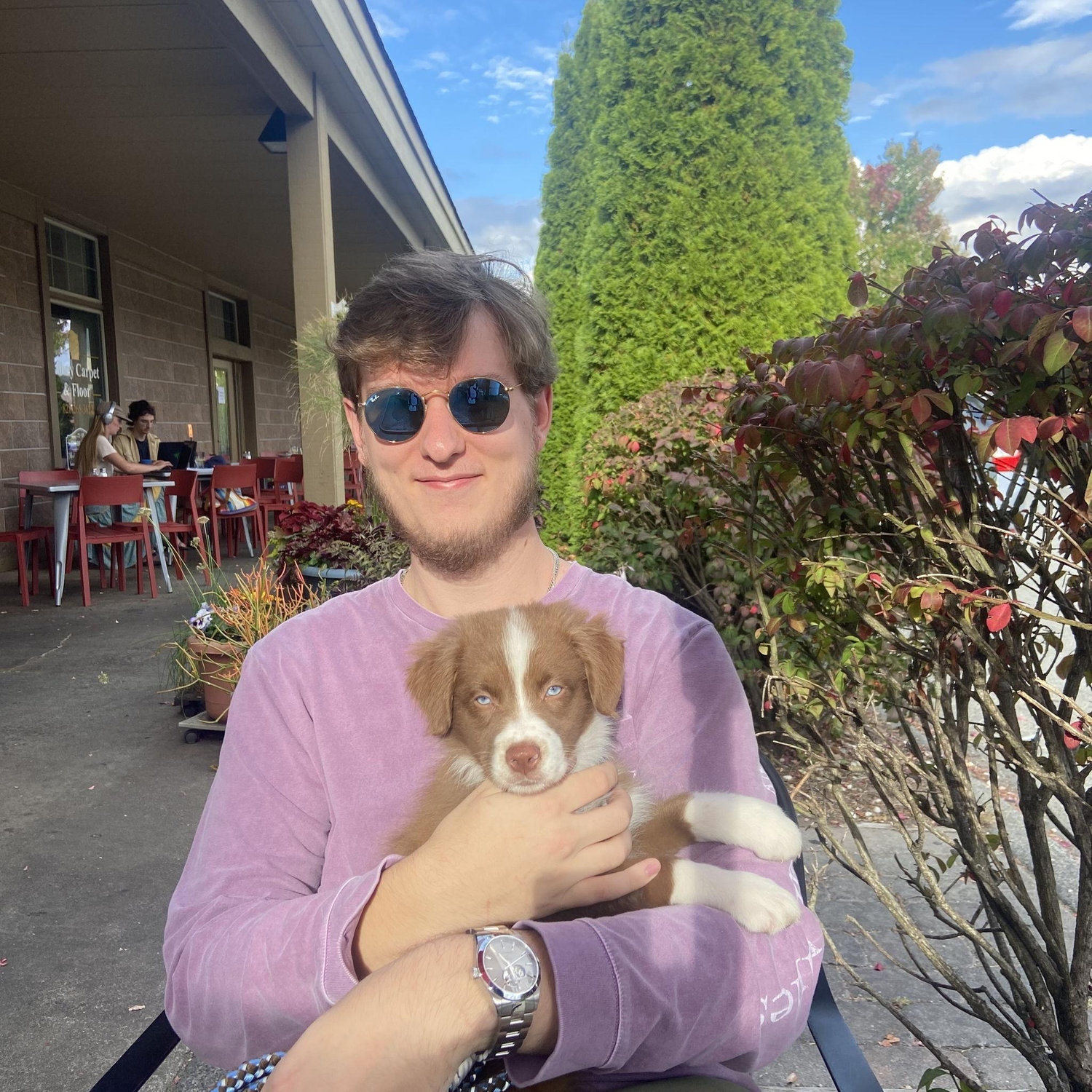 Lunch date in Boone before family photos!
