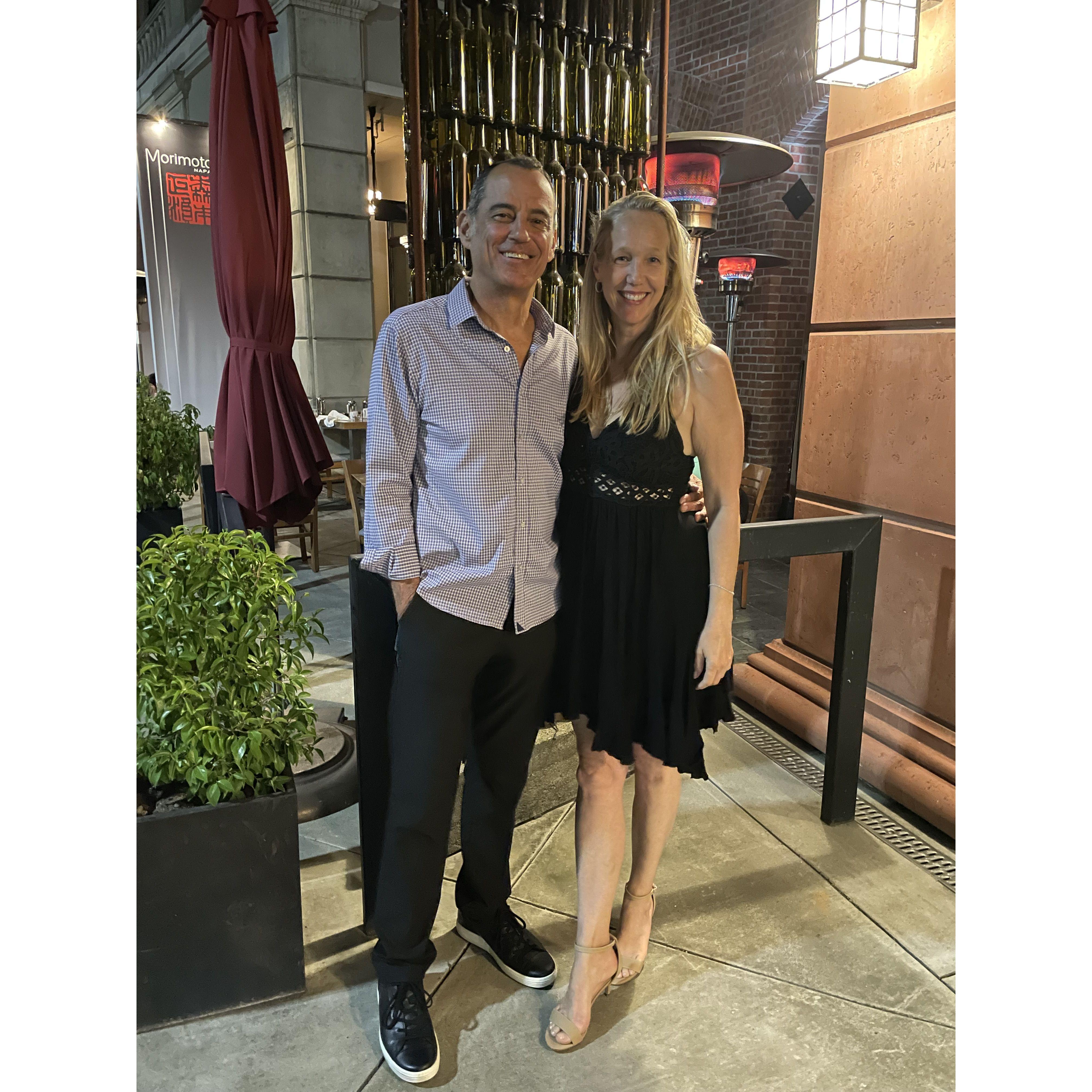 First Morimotos Date night in Napa  for Jeff's Birthday 2022