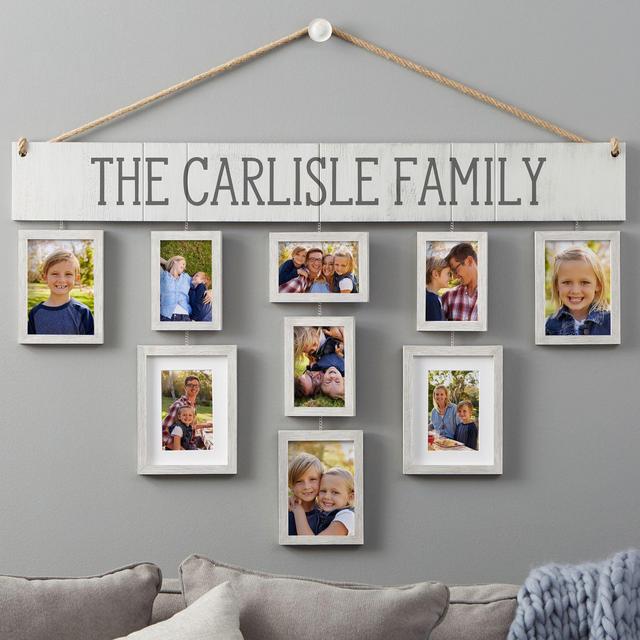 Wallverbs™ Our Family Personalized Hanging Picture Frame Set