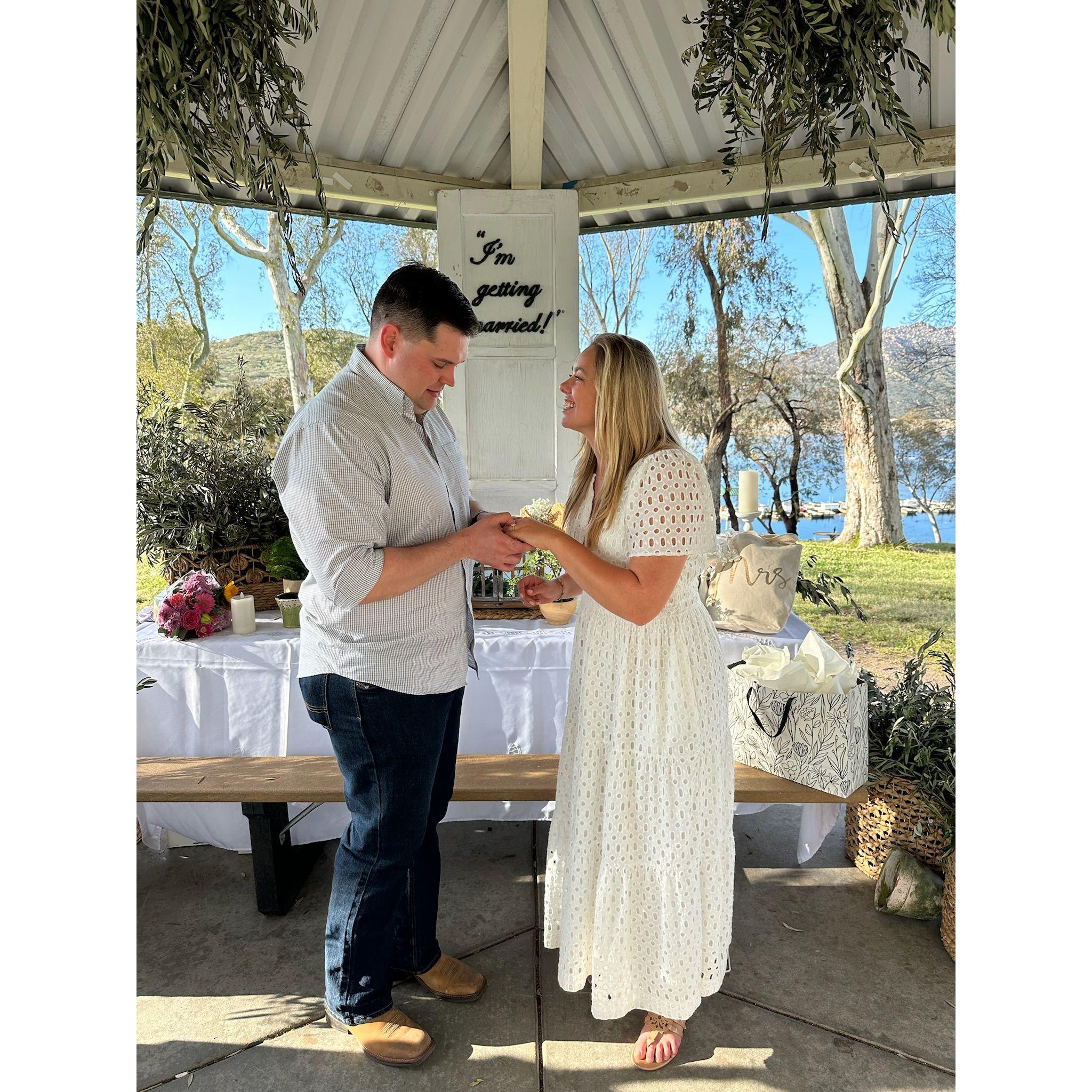 We just got engaged!
