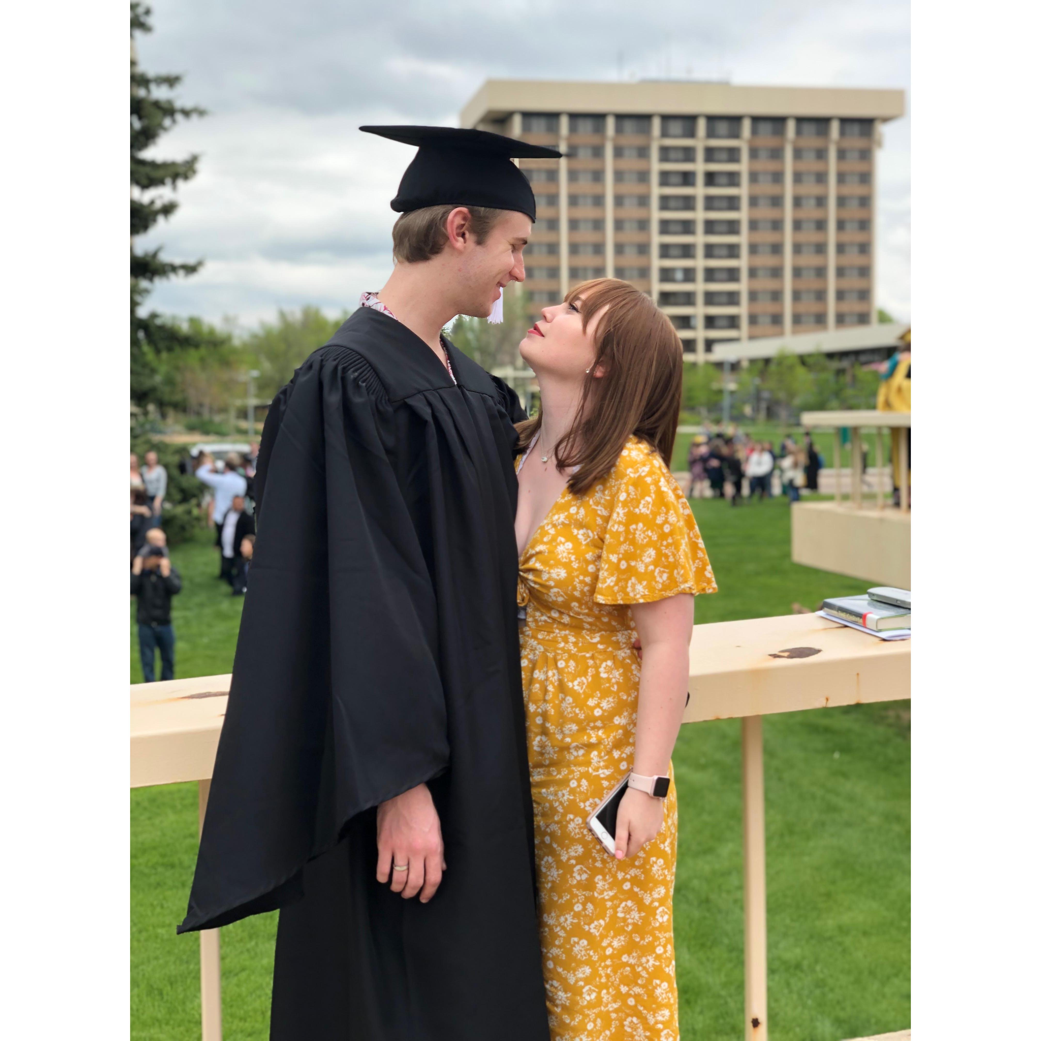 Bruce's graduation from Colorado State University 2019