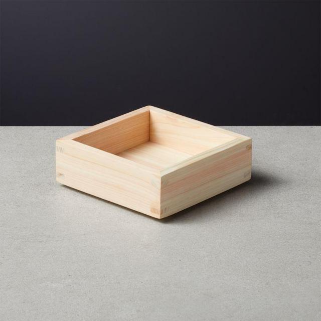 Hinoki Wood Small Stacking Box