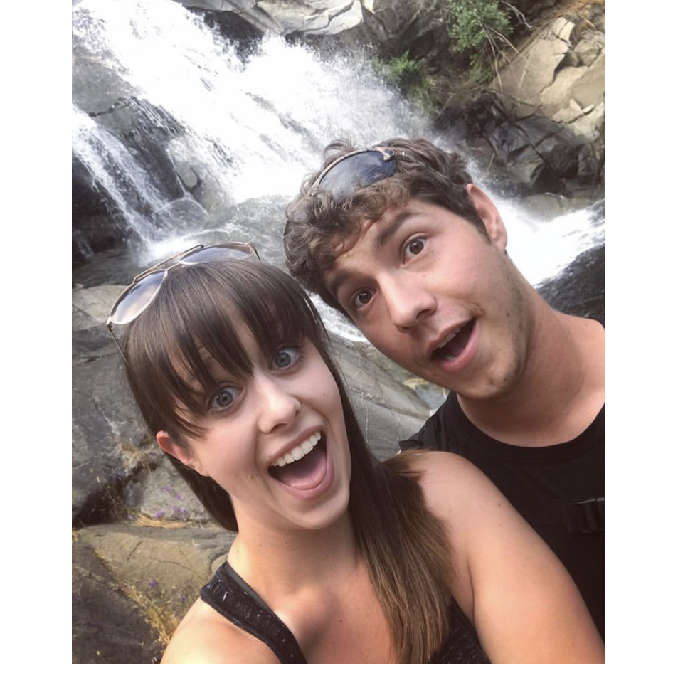 One of many hikes we took to “The Falls” in North Fork. We have many memories here and we can’t wait for our wedding to be added to those memories!