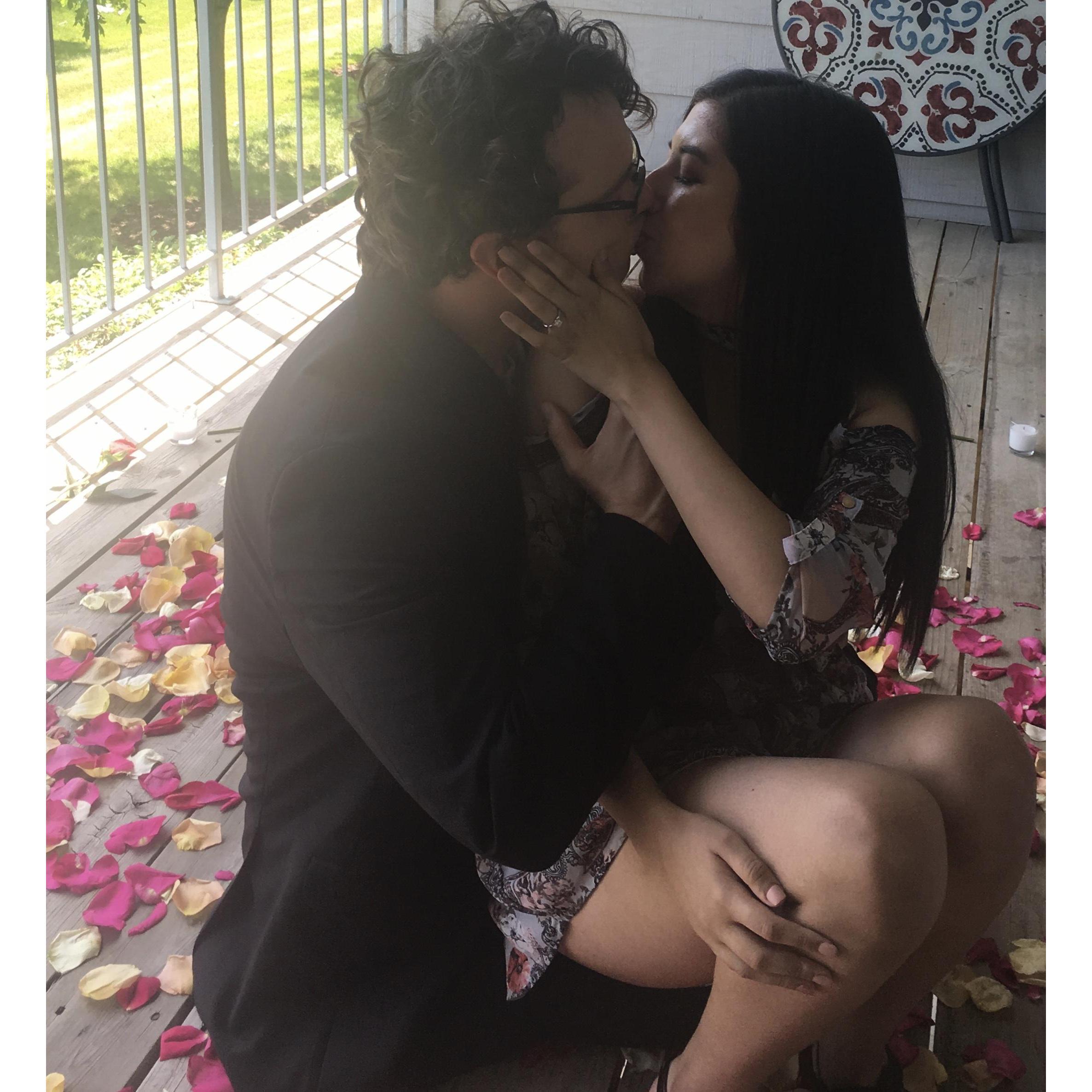 The day he asked me to be his wife!
