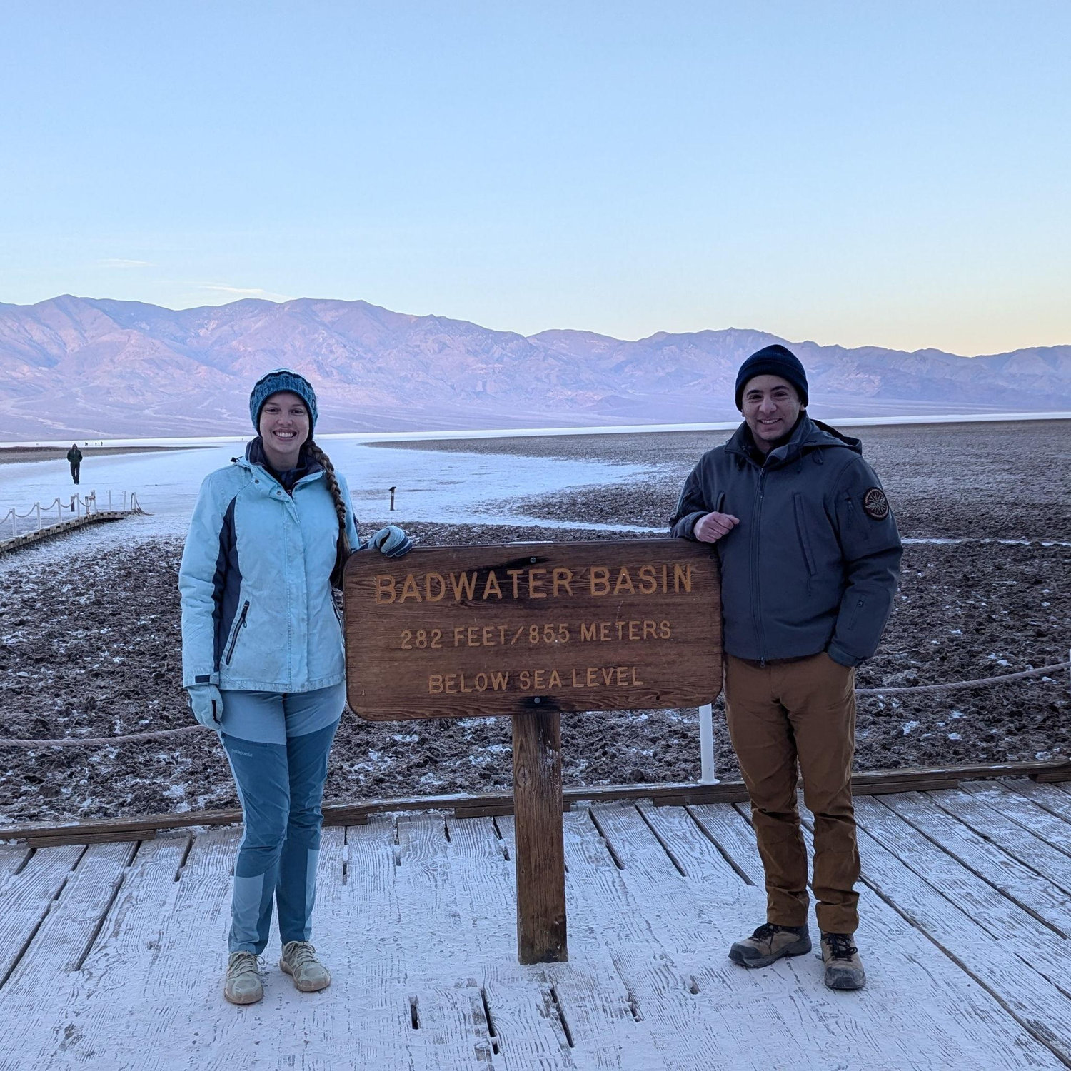 Badwater Basin in Death Valley - the lowest point in North America