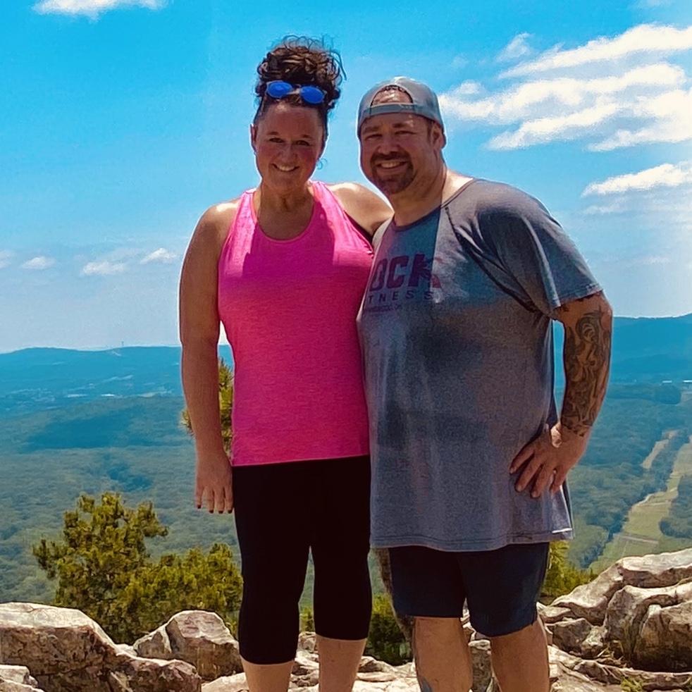 Our first trip together! May of 2023.  We were both on a weight loss and fitness journey.. we hiked Pinnacle Mountain in Arkansas.