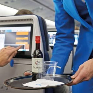 Drinks for Chelsea on all our 6 flights
