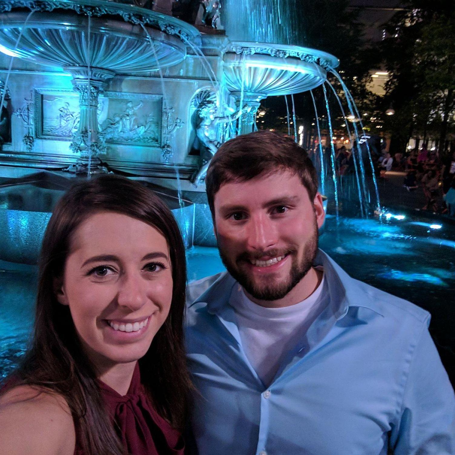 At an art show in Cincinnati!