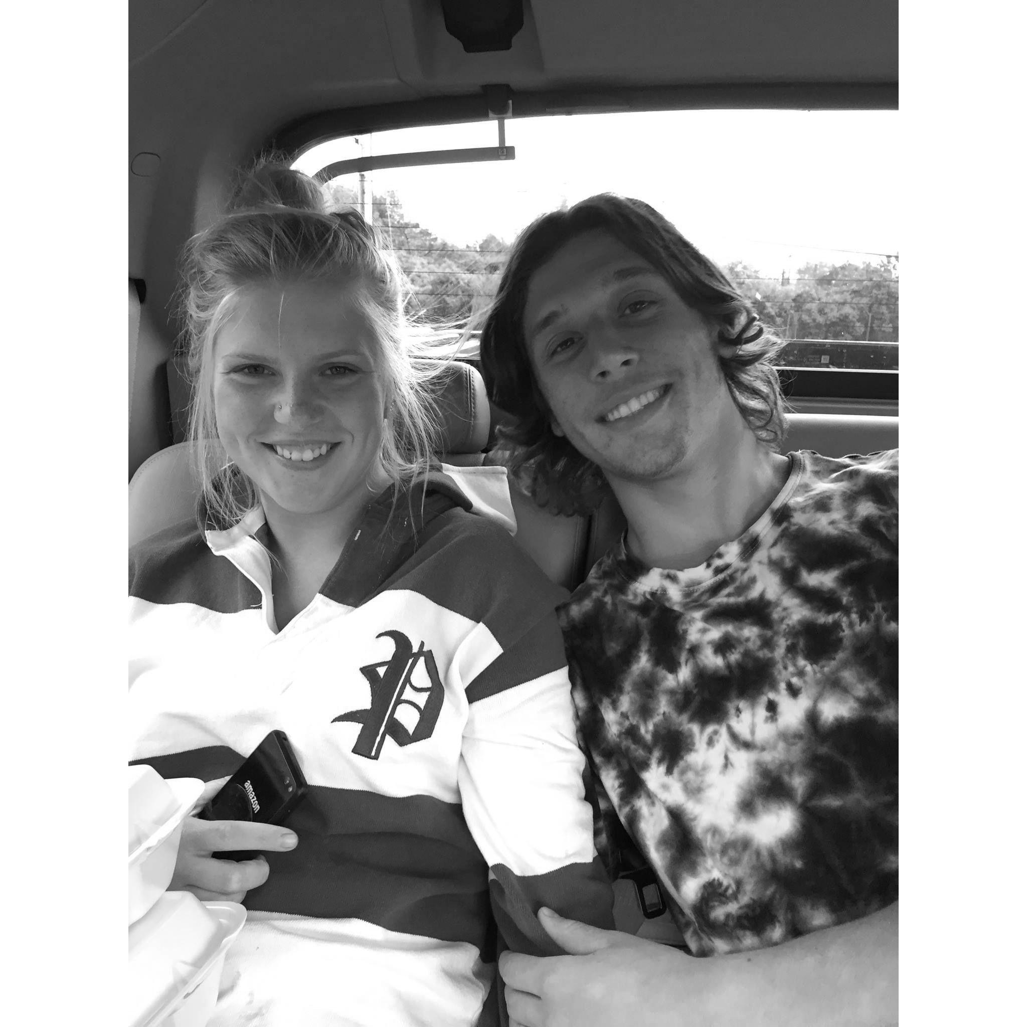 2015 - An early photo from the start of our relationship