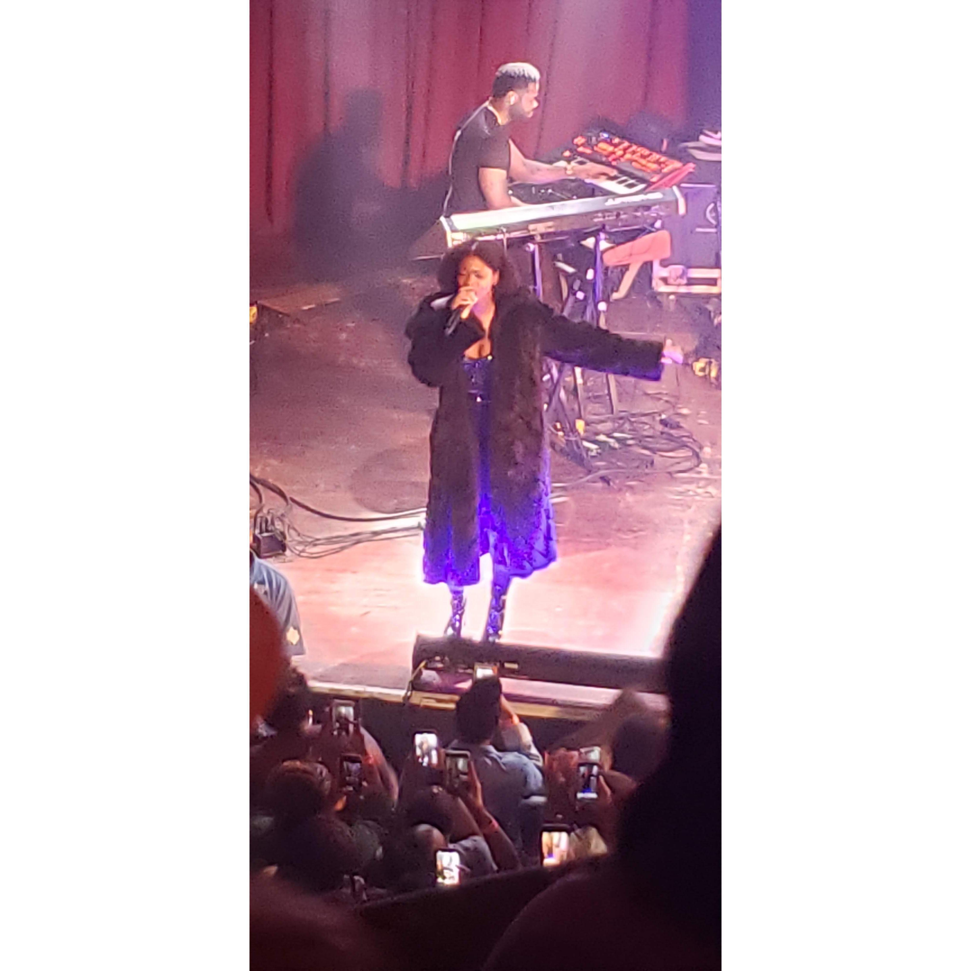 June 2019, Ari Lennox concert in Chicago, IL