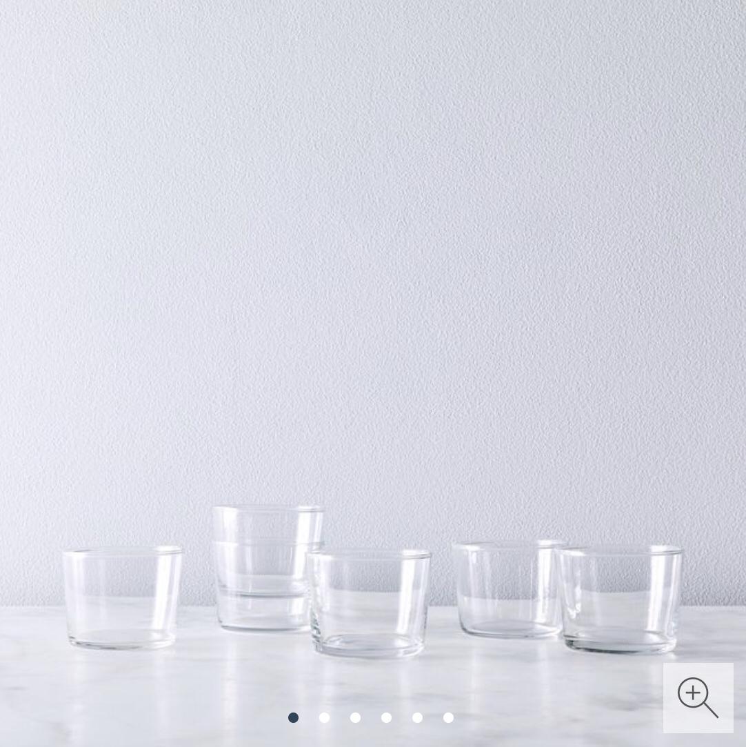 Short, Clear - Handblown Chroma Glassware (Set of 6)