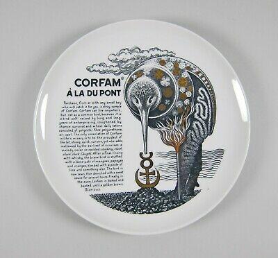 Fornasetti Improbable Recipe Plate