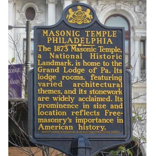 The Masonic Temple is one of the most fascinating historical sites in Philadelphia with members like Ben Franklin, John Wanamaker, George Herzog and Henry Rush.