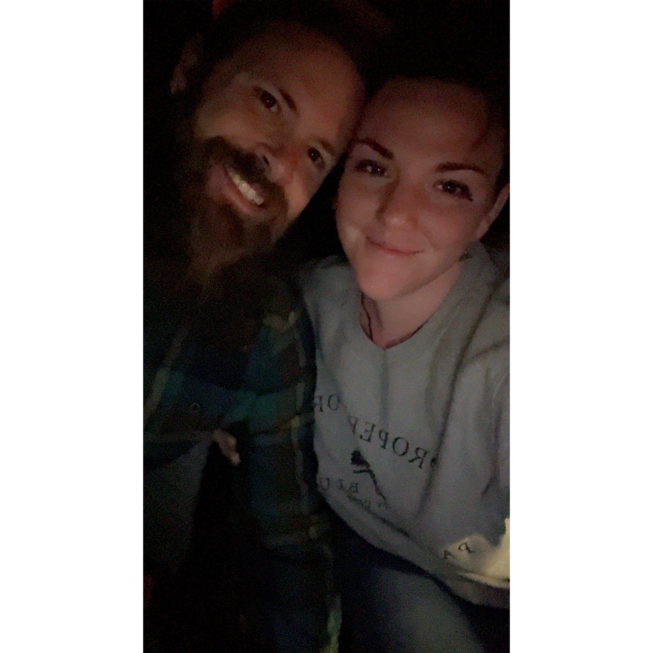 Spending late nights together