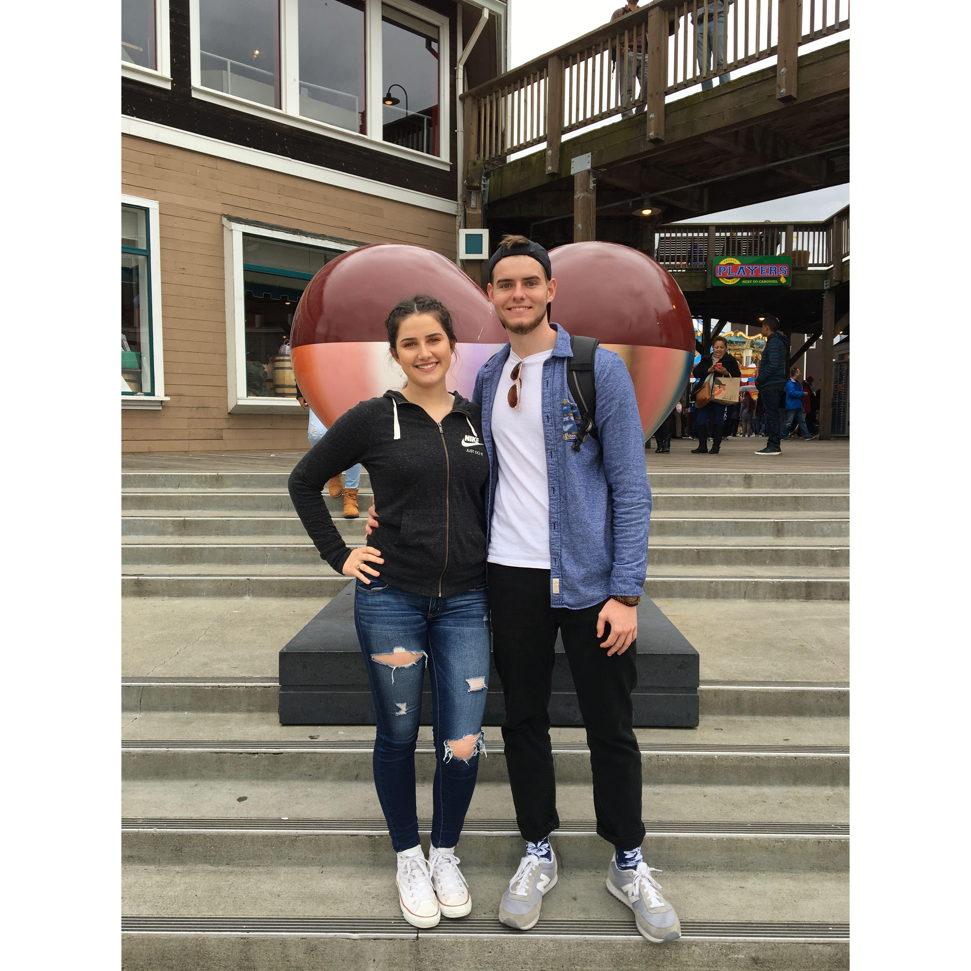 Pier 39 in San Francisco, April 2017