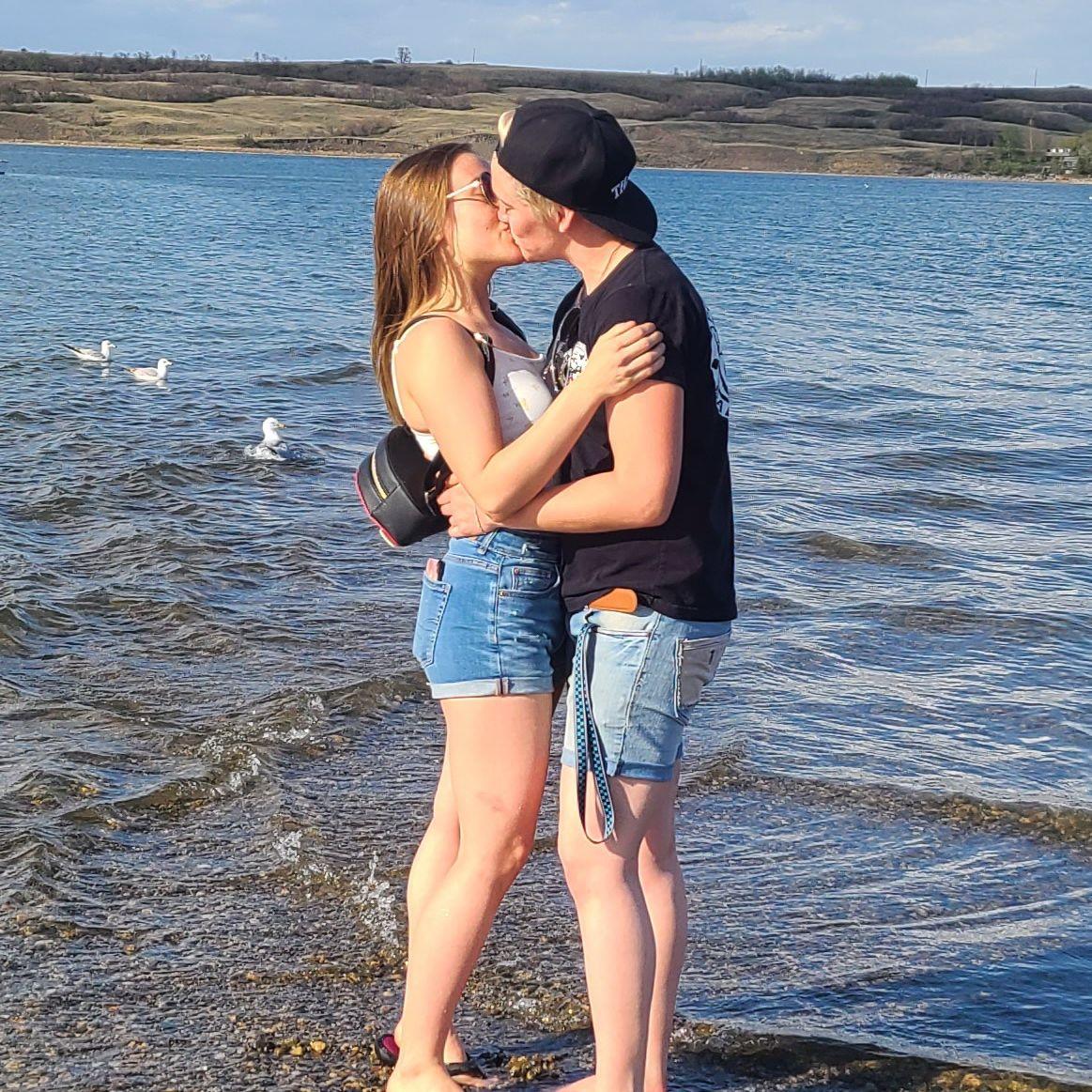 Beach date! Photo credit to Arica - thanks pal!